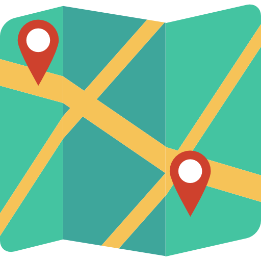 Map Icon - the purpose of this image is to illustrate that there is a journey involved with SEO